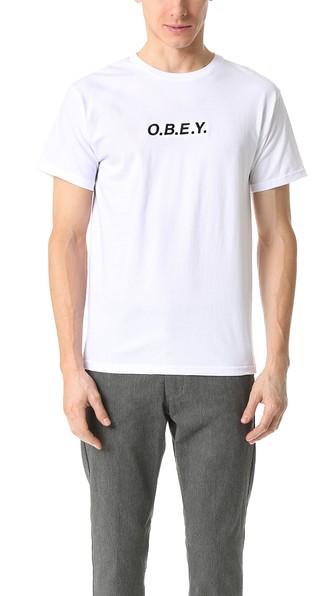 Obey Type Tee