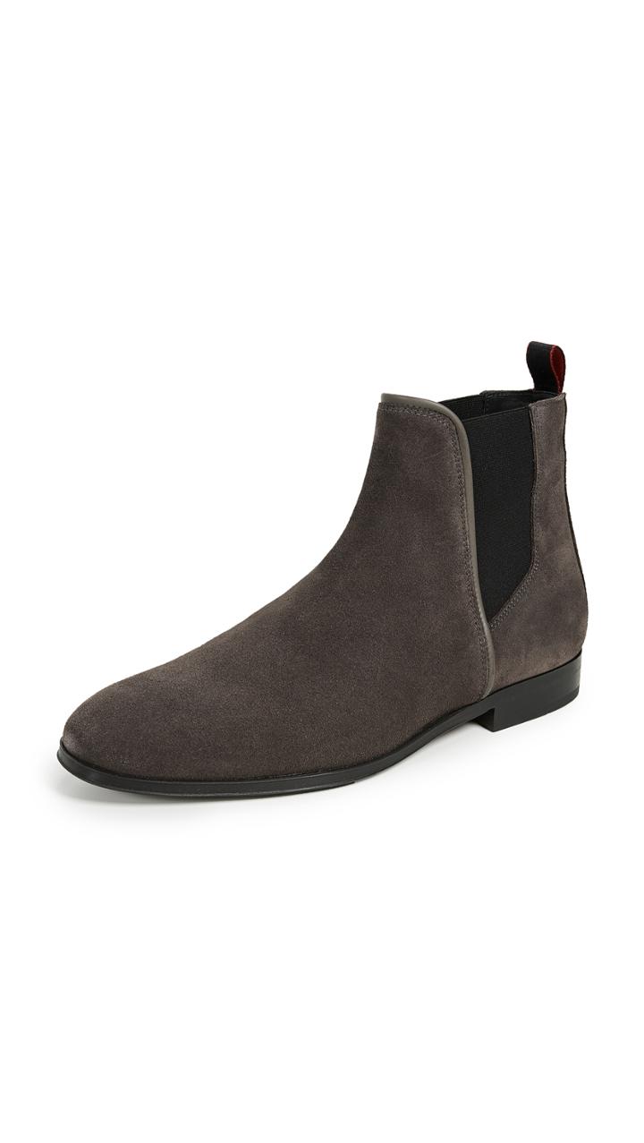 Hugo Boheme Suede Chelsea Boots