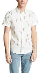 Ps By Paul Smith Short Sleeve Tailored Palm Sprint Shirt