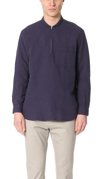 Our Legacy Shawl Zip Shirt