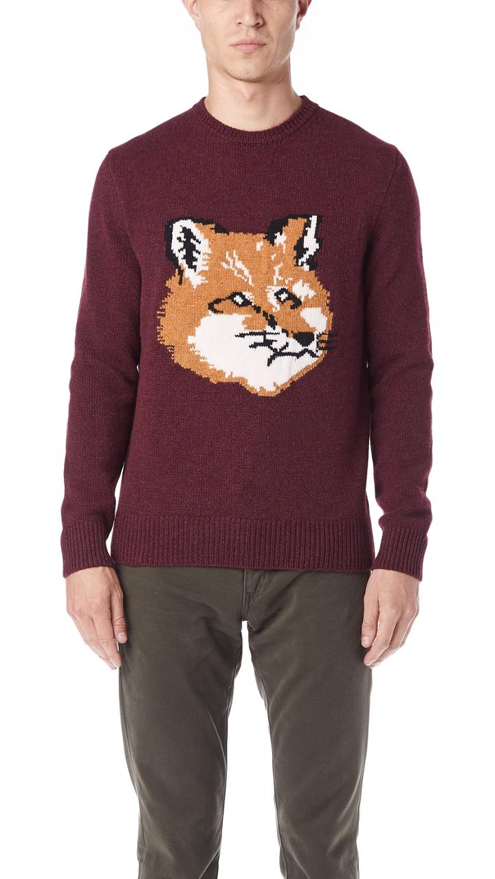 Maison Kitsune Fox Head Pullover