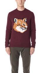 Maison Kitsune Fox Head Pullover