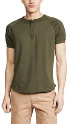 Save Khaki Supima Jersey Henley