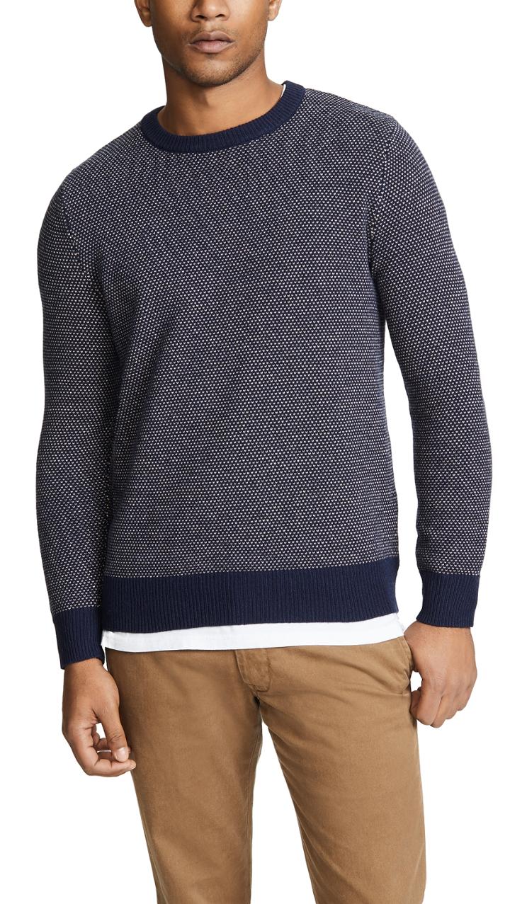 J Crew Classic Merino Birdseye Sweater