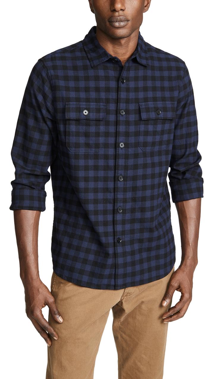 Frame Double Flap Pocket Shirt