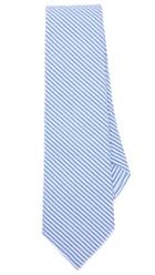 Thomas Mason Seersucker Stripe Tie