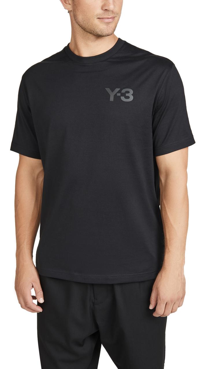 Y 3 Short Sleeve Logo Tee