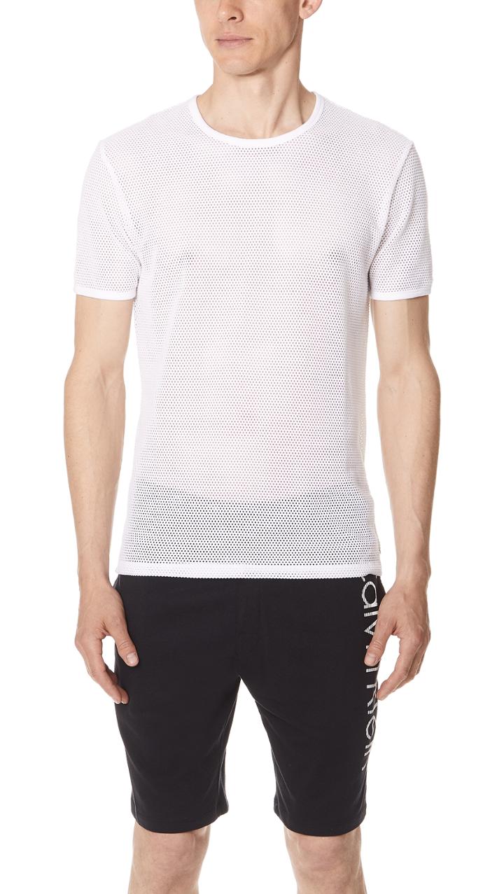 Calvin Klein Underwear Body Mesh Short Sleeve Crewneck