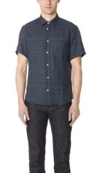 Billy Reid Short Sleeve Kirby Shirt