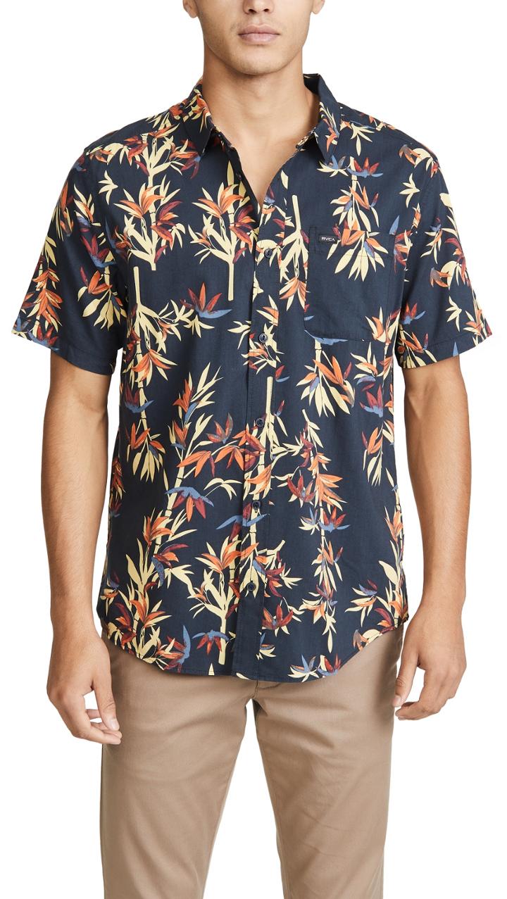 Rvca Bamboozled Button Down Shirt