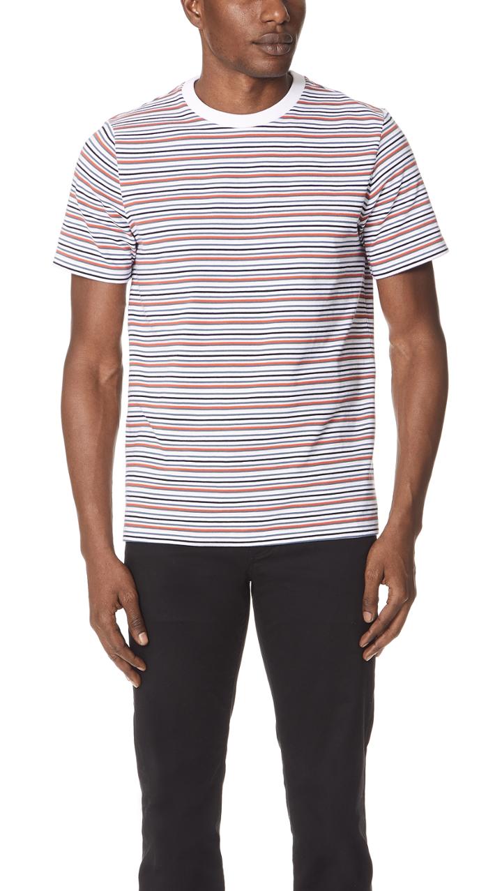 Theory Surfer Stripe Tee