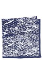 Thomas Mason Wave Pocket Square
