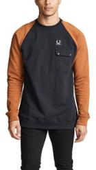 Fred Perry By Raf Simons Colorblock Sweatshirt