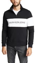 Calvin Klein Jeans Colorblock Half Zip Knit