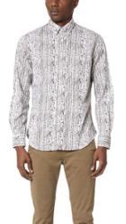Gitman Vintage Birch Tree Print Shirt