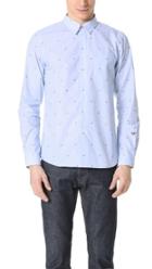 Ps By Paul Smith Tailored Fit Allover Watermelon Shirt