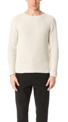 Vince Thermal Stitch Crew Neck Sweater