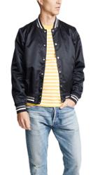 Maison Kitsune Satin Teddy Jacket