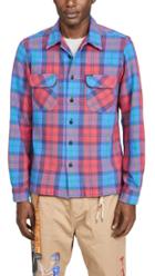 Polo Ralph Lauren Brushed Cotton Plaid Button Down Shirt