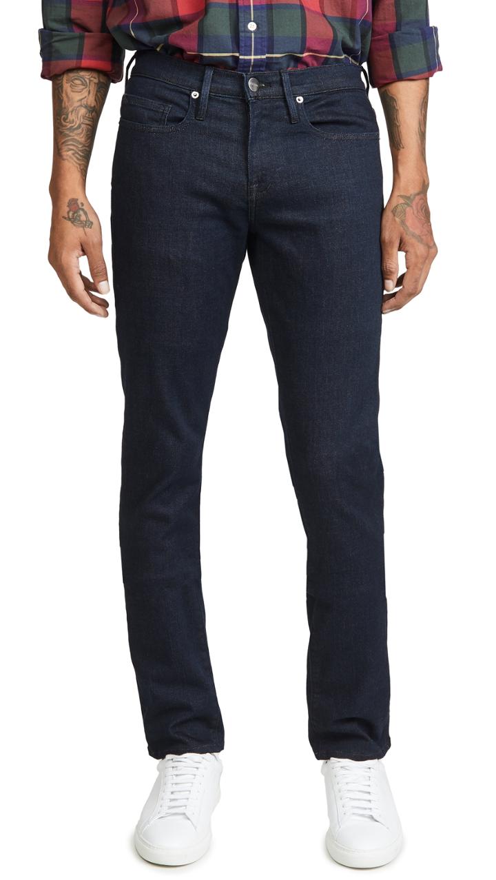 Frame L Homme Slim Denim Jeans In Edison Edis Wash
