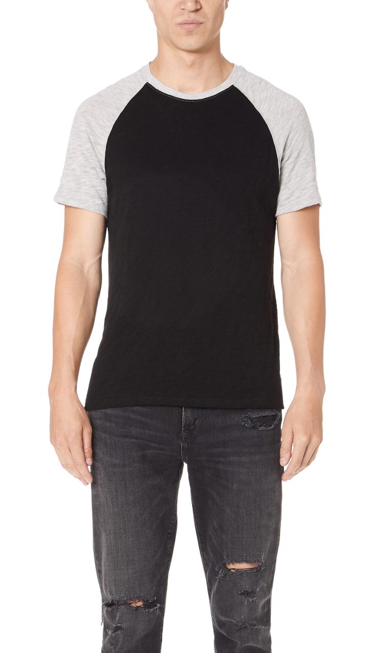 Atm Collection Slub Jersey Baseball Tee