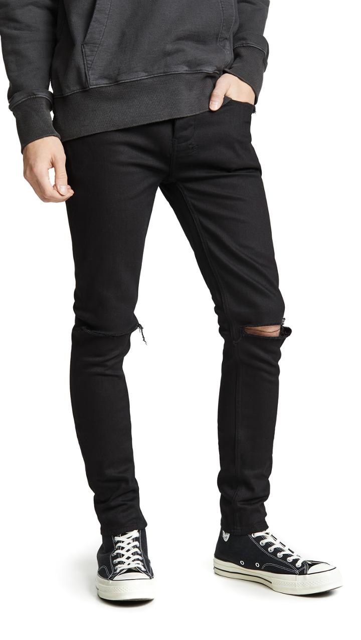 Ksubi Black Van Winkle Ace Slice Jeans