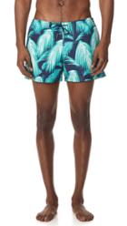 Club Monaco Arlen Palm Fronds Print Trunks