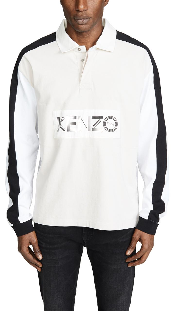 Kenzo Rugby Long Sleeve Polo Shirt