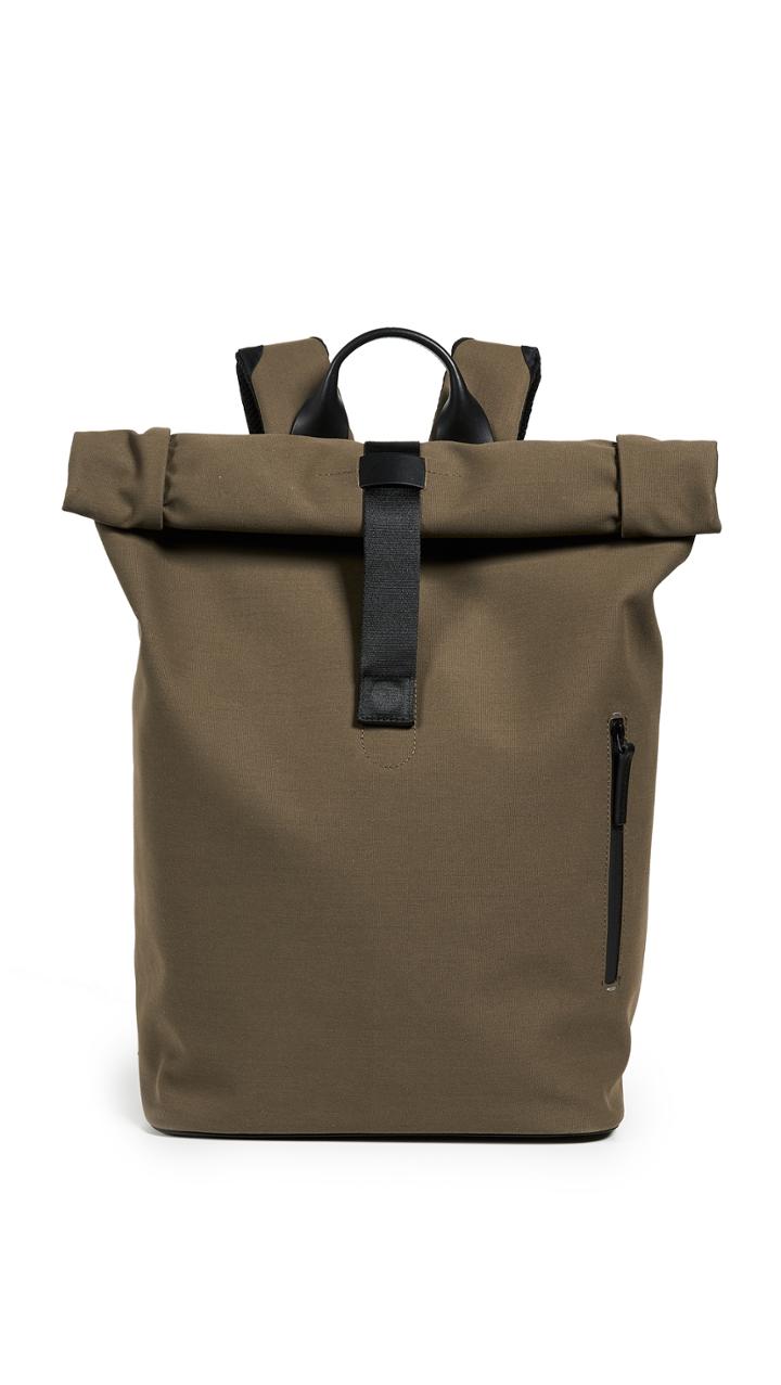 Troubadour Canvas Rolltop Rucksack