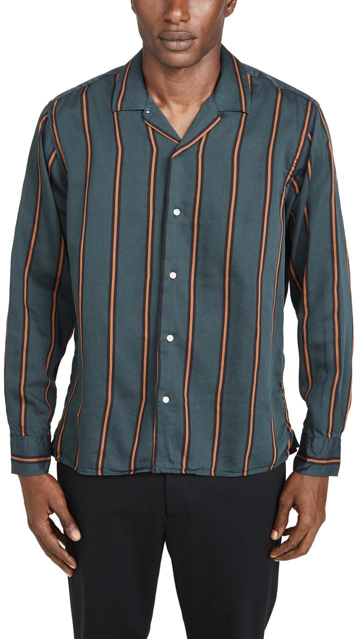Gitman Vintage Sateen Regimental Stripe Shirt