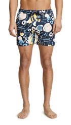 Native Youth Nostalgia Print Swim Shorts