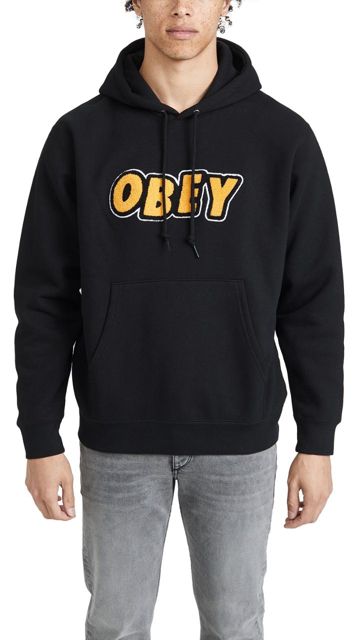 Obey Jumble Logo Hoodie