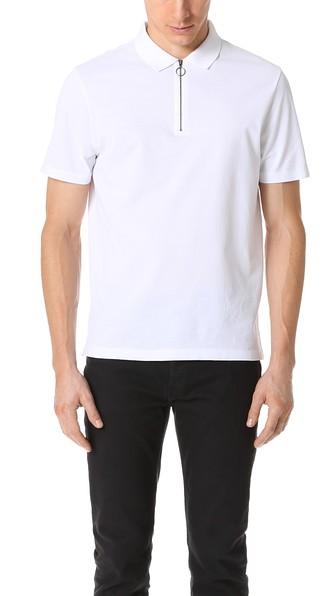 Vince Zip Polo