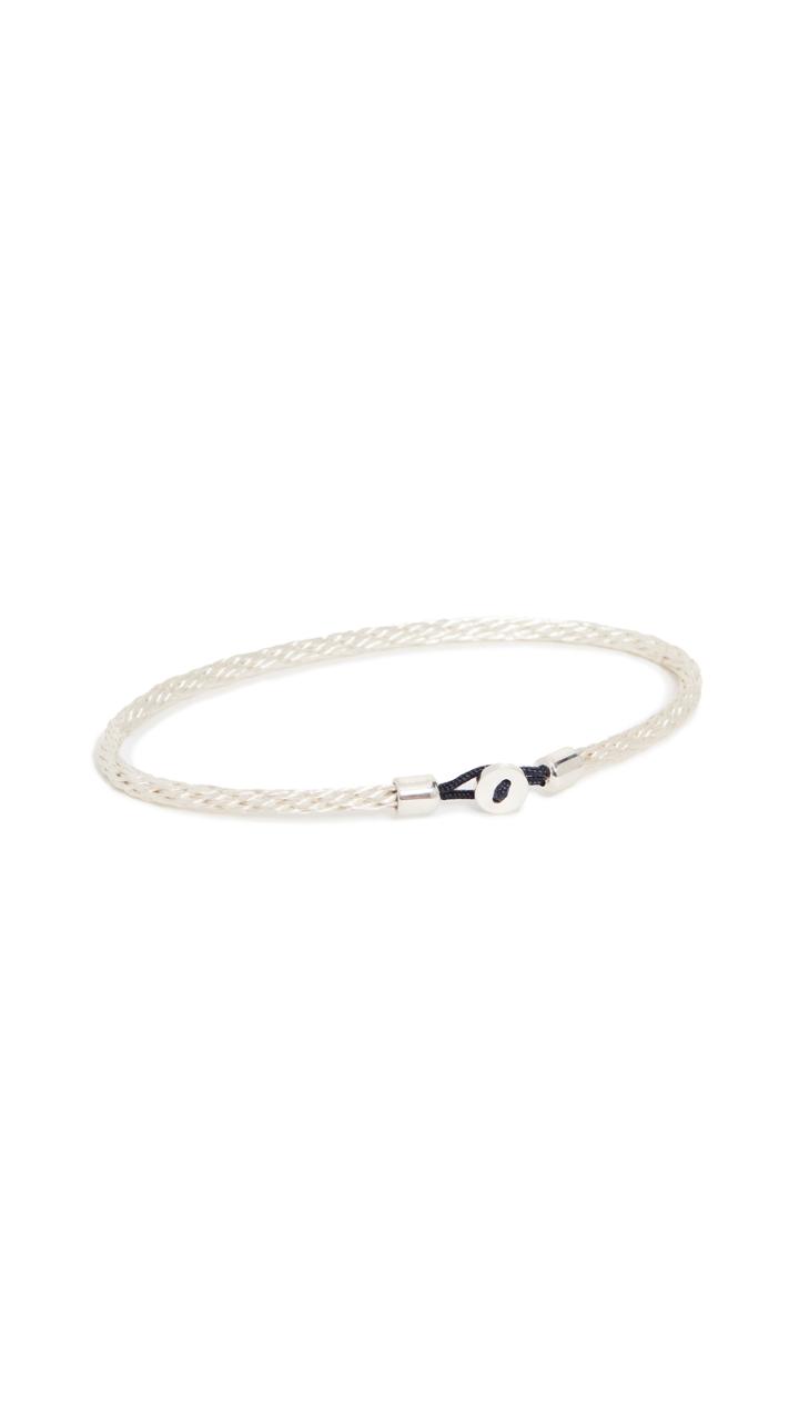 Miansai Nexus Sterling Silver Cable Bracelet