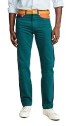 Calvin Klein Jeans Straight Blocked Color Ukelely Patch Jeans