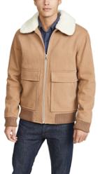 A P C Blouson Bronze Jacket