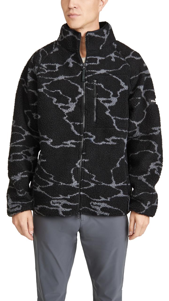 Manastash Windproof Lithium Fleece Printed Jacket