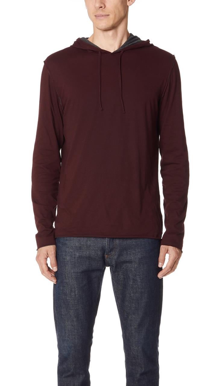 Vince Double Layer Hoodie
