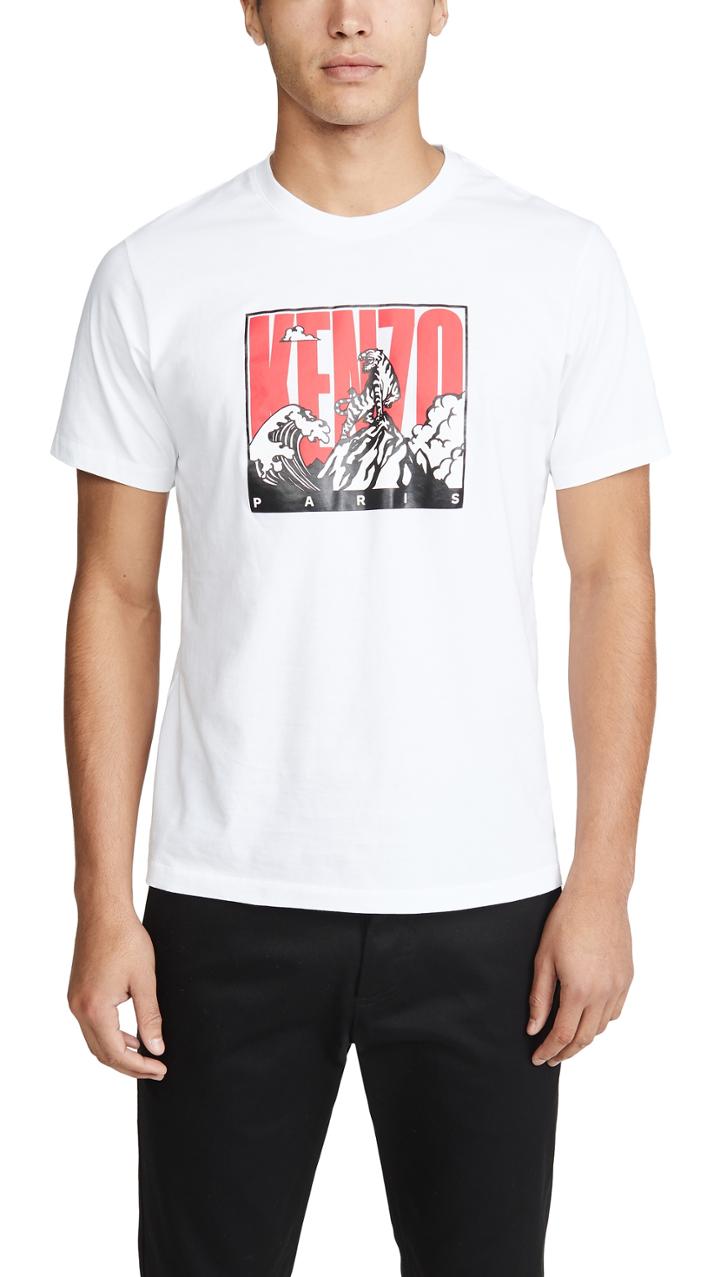 Kenzo Tiger Mountain Slim T Shirt