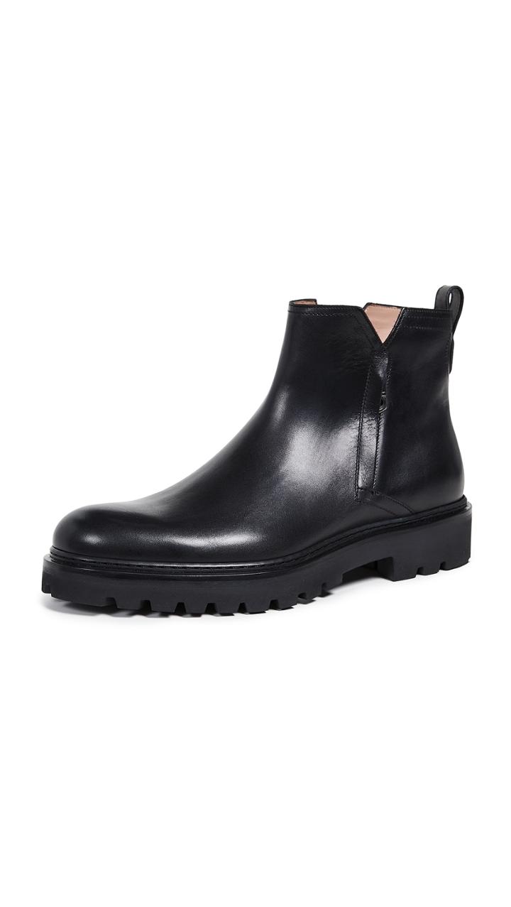 Salvatore Ferragamo Birmingham Lug Sole Chelsea Boots