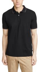 Ps Paul Smith Polo With Jacquard Contrast Collar