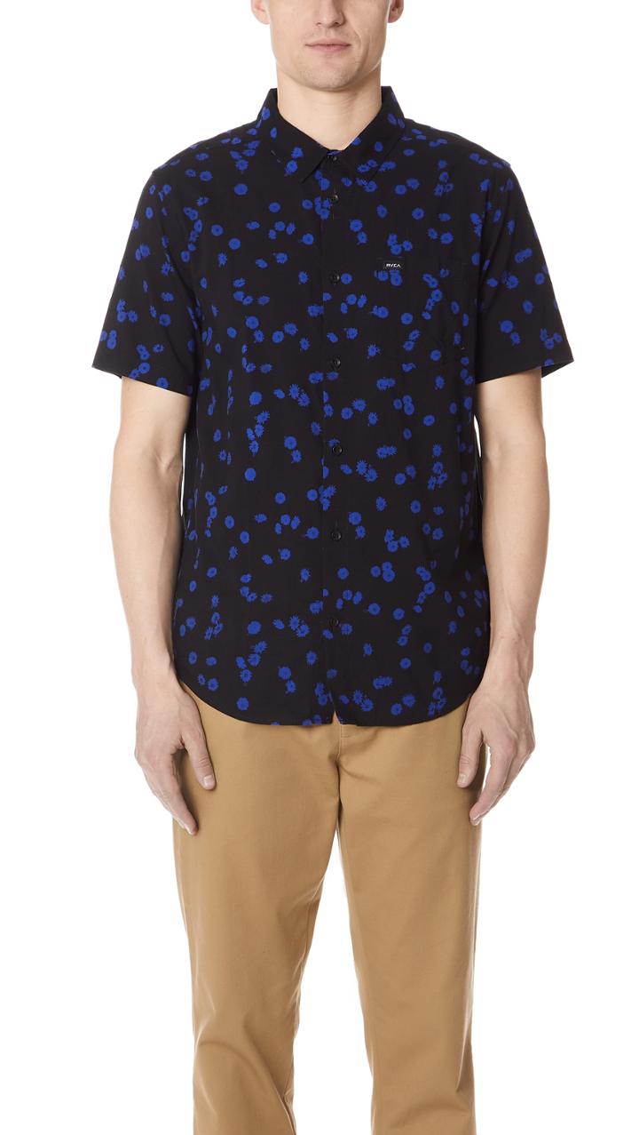 Rvca Od Floral Short Sleeve Shirt