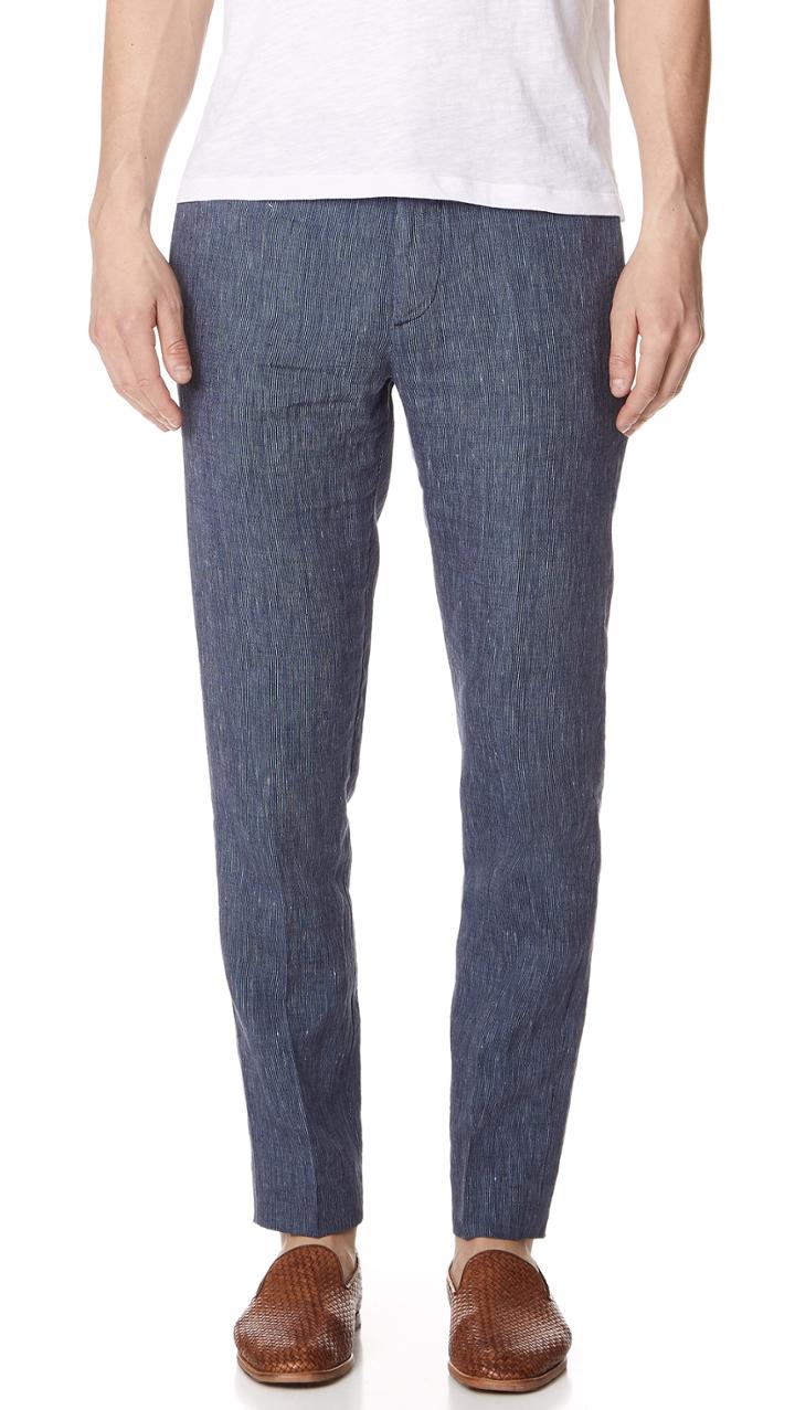 Club Monaco Sutton Striped Dress Trousers