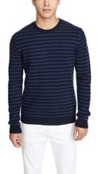 Vince Shadow Stripe Crewneck Sweater