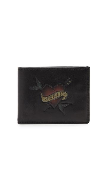 Coach New York Tattoo Wallet