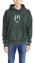Diesel Long Sleeve S Alby Acid Hooded Sweatshirt