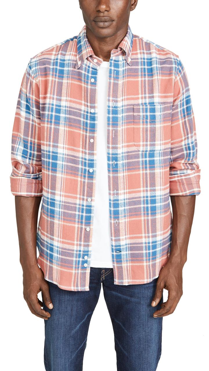 Gitman Vintage California Brushed Triple Yarn Flannel Shirt