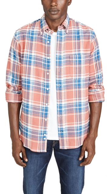 Gitman Vintage California Brushed Triple Yarn Flannel Shirt