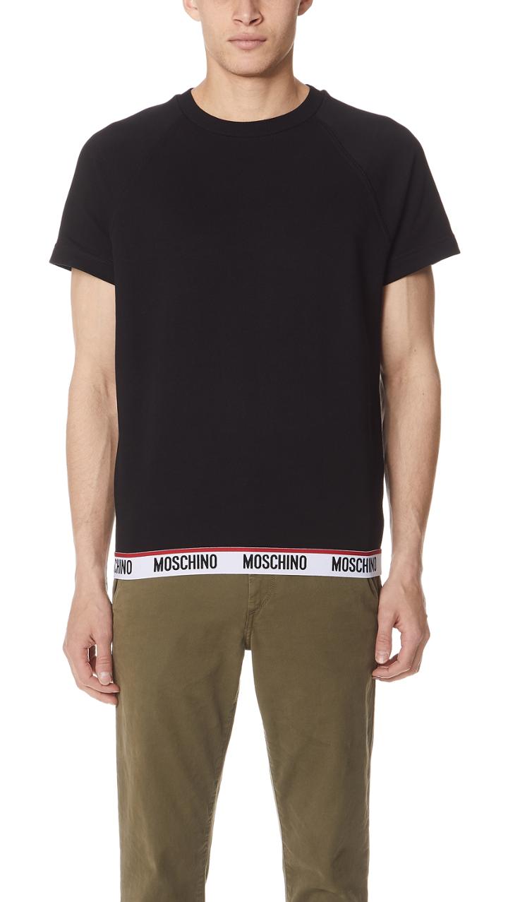 Moschino Basic Short Sleeve Sweatshirt
