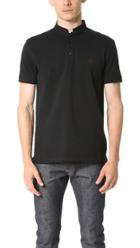 The Kooples Sport Contrast Trim Officer Collar Polo